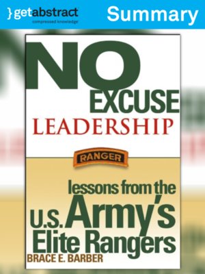 cover image of No Excuse Leadership (Summary)